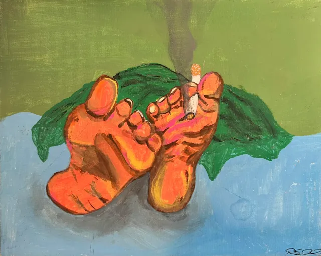 Smoking Feet