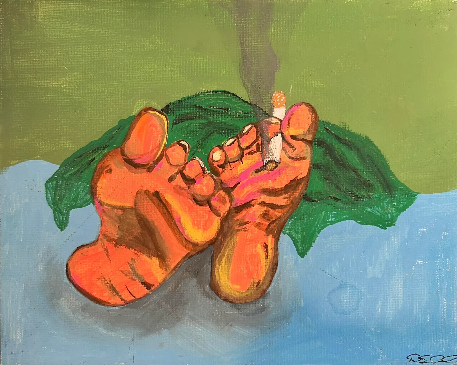 Smoking Feet